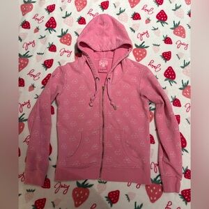Y2K Pink “Lola & Coco by La Senza” Zip-Up Hoodie